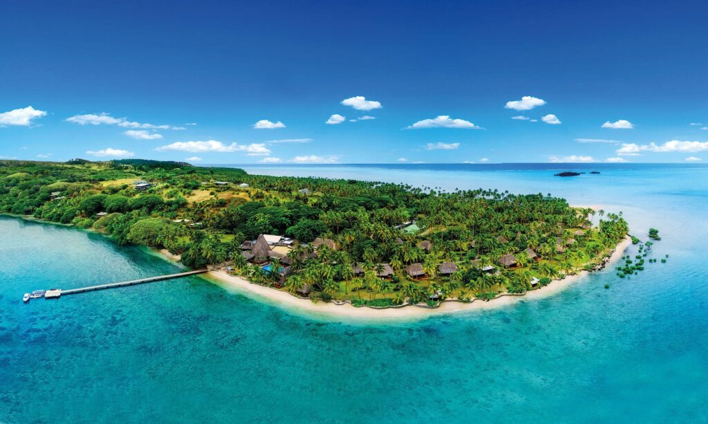 Jean Michel Cousteau All-inclusive Fiji Resort Savusavu aerial view