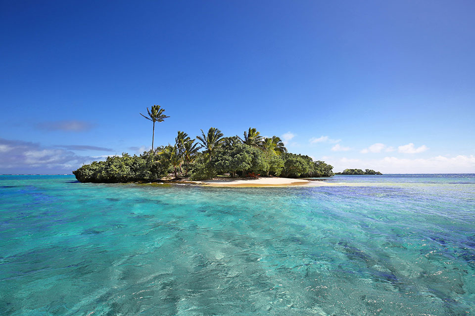 Private Island located at the peninsula at Jean-Michel Cousteau Resort Fiji