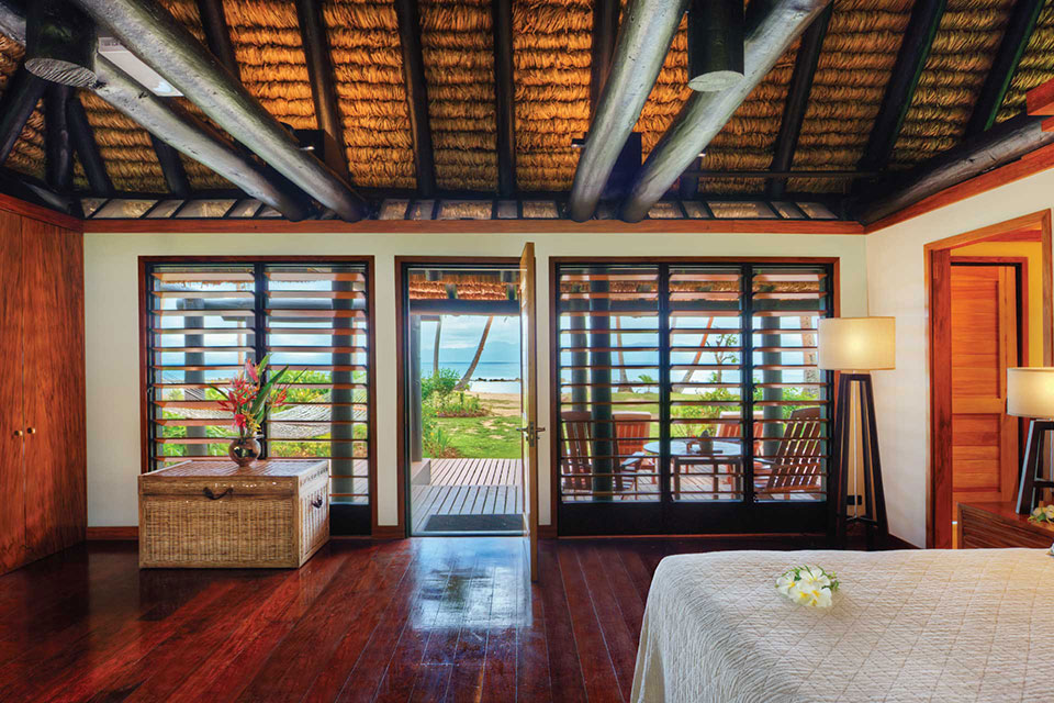 An image of a Oceanfront Bure at Jean-Michel Cousteau Resort Fiji