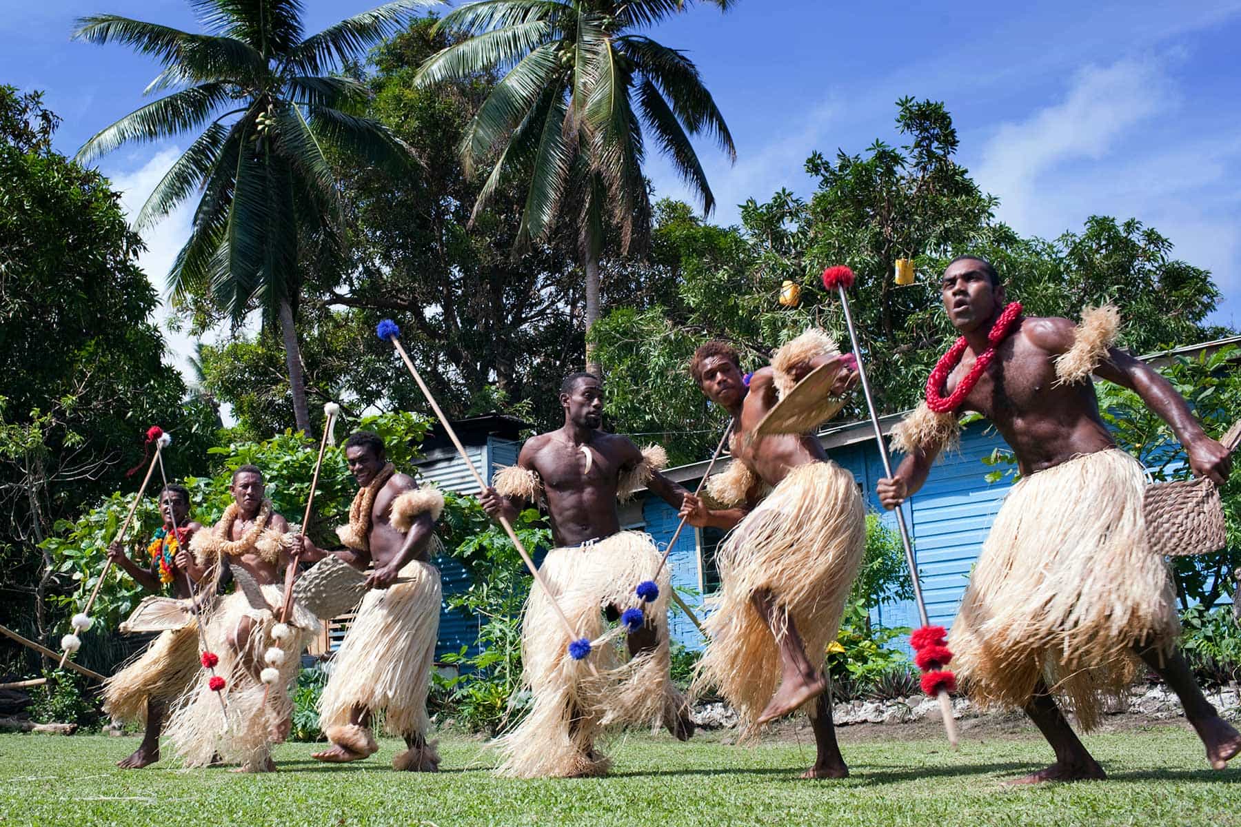 Total immersion in traditional Fijian dances and songs